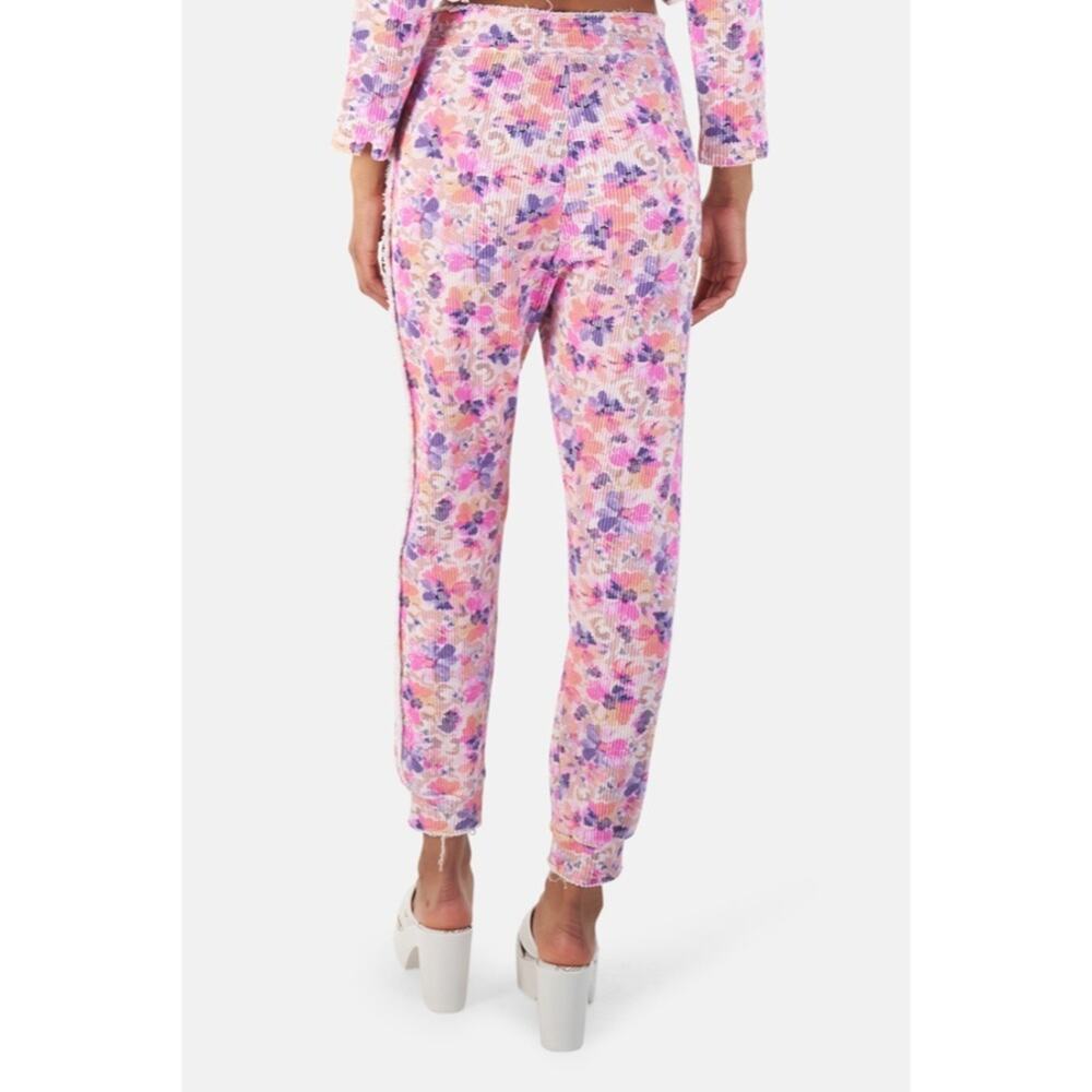 LoveShackFancy Clea Butterfly Waffle Knit Jogger Pant - Picture 7 of 7